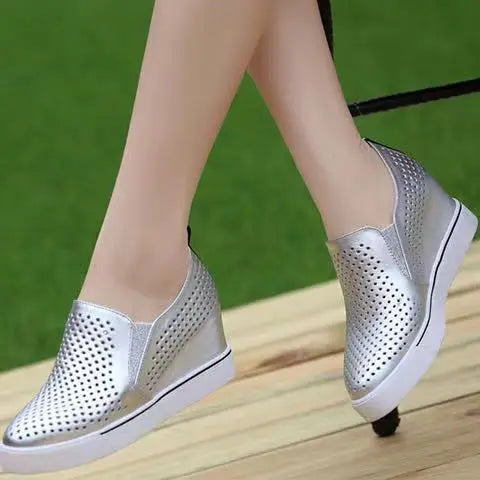 🔥【34-41】Lato 2025 Damskie buty na co dzień z miękkiej skóry i grubej podeszwy