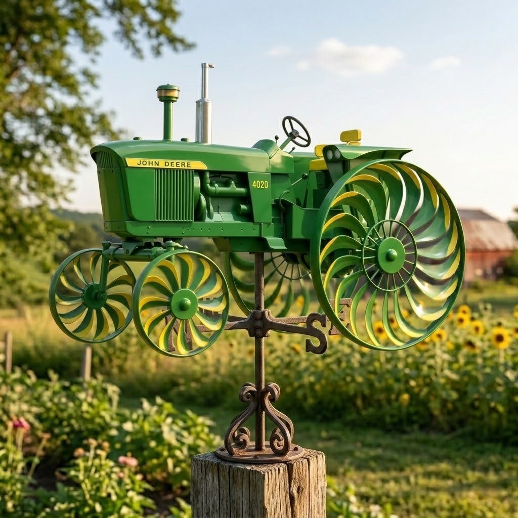 Wiatraczek ogrodowy John Deere