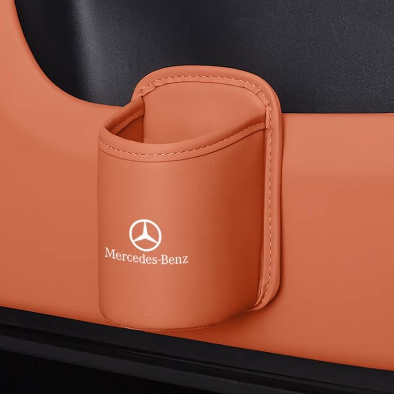 Uchwyt na kubek Velora Leather – łatwy w montażu, możliwość personalizacji logo