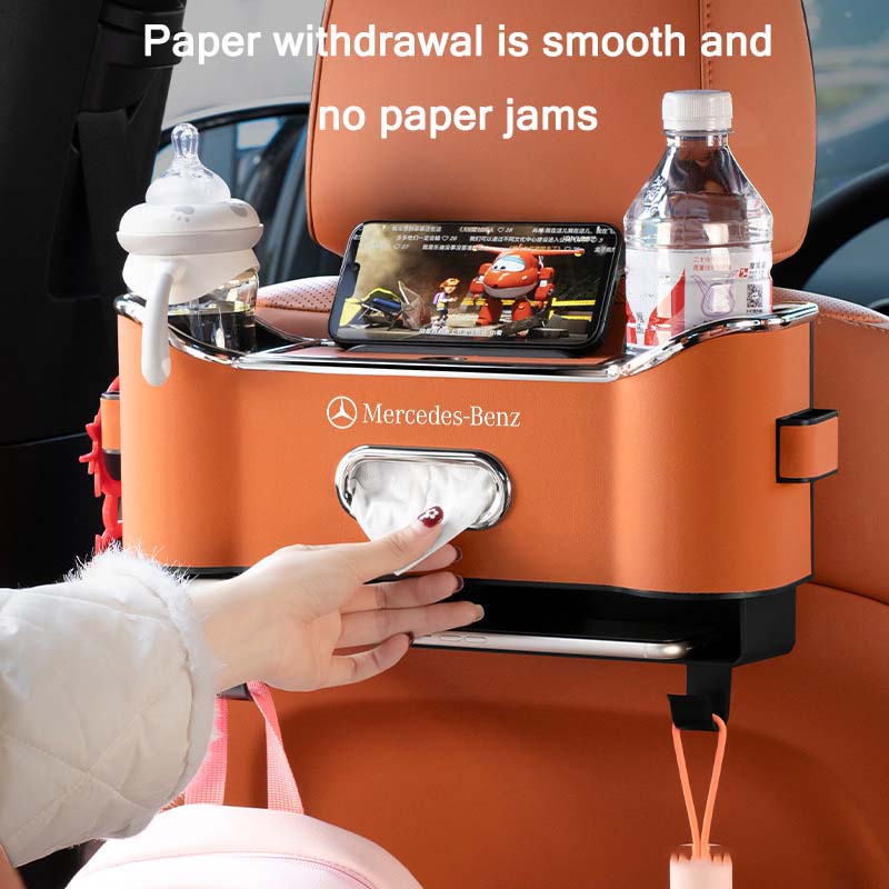 Wielofunkcyjny schowek na oparcie fotela samochodowego