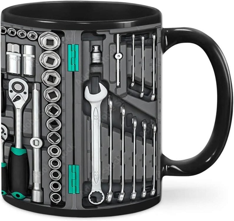 ⚡WYPRZEDAŻ CYBER MONDAY🔧⚡Kubek Mechanic Toolbox🍵