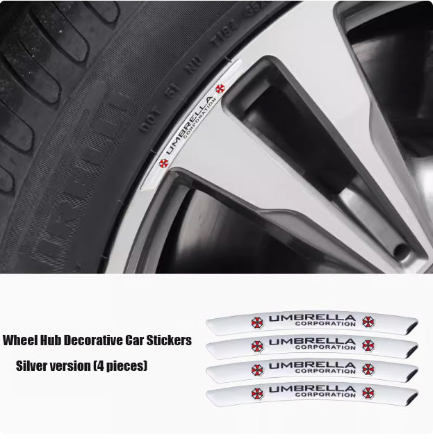 Gorąca wyprzedaż ✨50% zniżki ✨Naklejka 3D na felgę metalową z motywem osobowości (4 szt.)