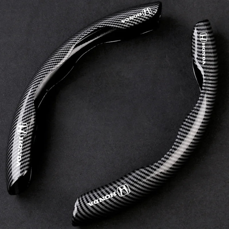 🔥Nowy uniwersalny pokrowiec na kierownicę z włókna węglowego (2 szt.)❗Pasuje do wszystkich modeli