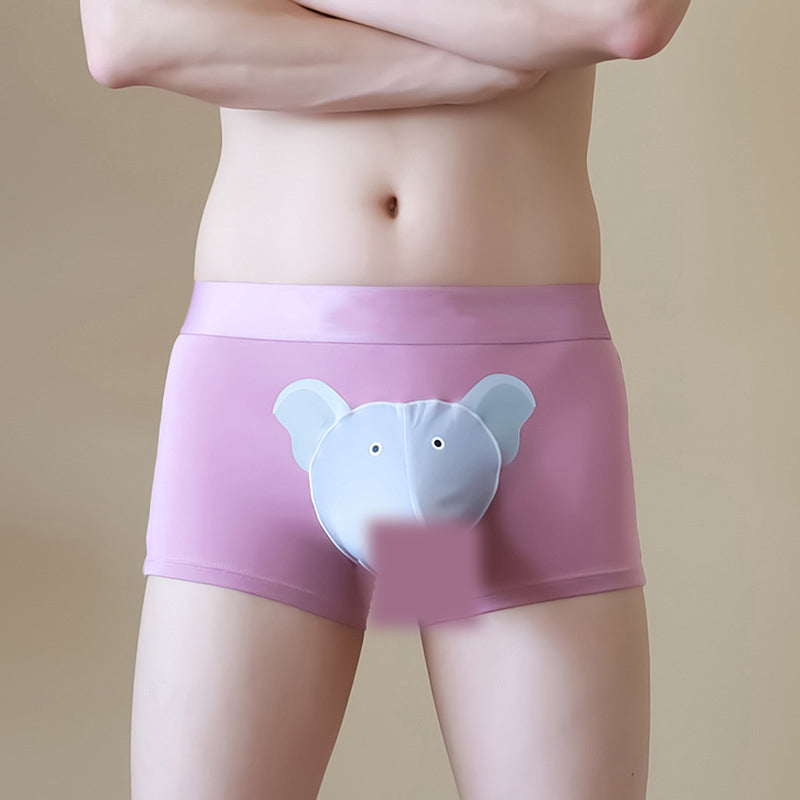 🐘Oddychające bokserki męskie z kieszenią 3D🩲