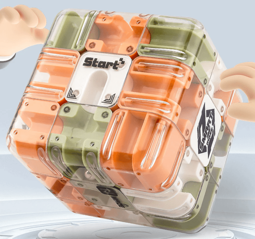 Duży labirynt 3D Puzzle Maze Cube 🧩✨ – Fascynująca gra rozwijająca mózg dla dzieci i dorosłych 🧠