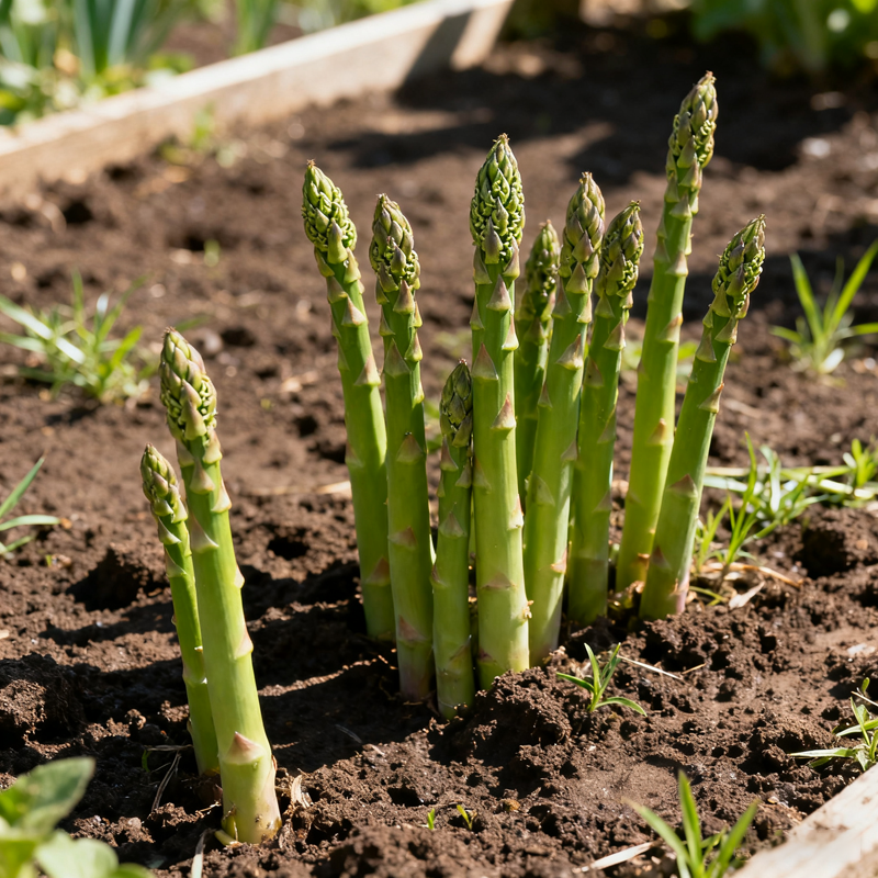 🌱 Wyhoduj własne szparagi z nasion — świeże, aromatyczne i trwałe 👑