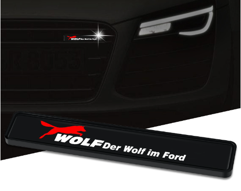 Gorąca wyprzedaż ✨50% zniżki ✨Stylowa, klimatyczna lampa LED z logo na środkową osłonę chłodnicy samochodu