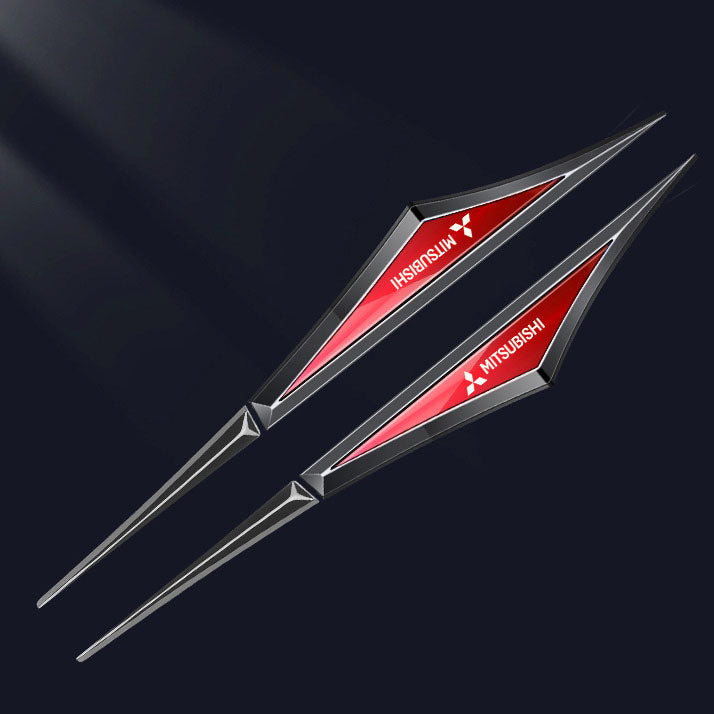 Kreatywne galwanizowane metalowe naklejki samochodowe✨2 szt.✨