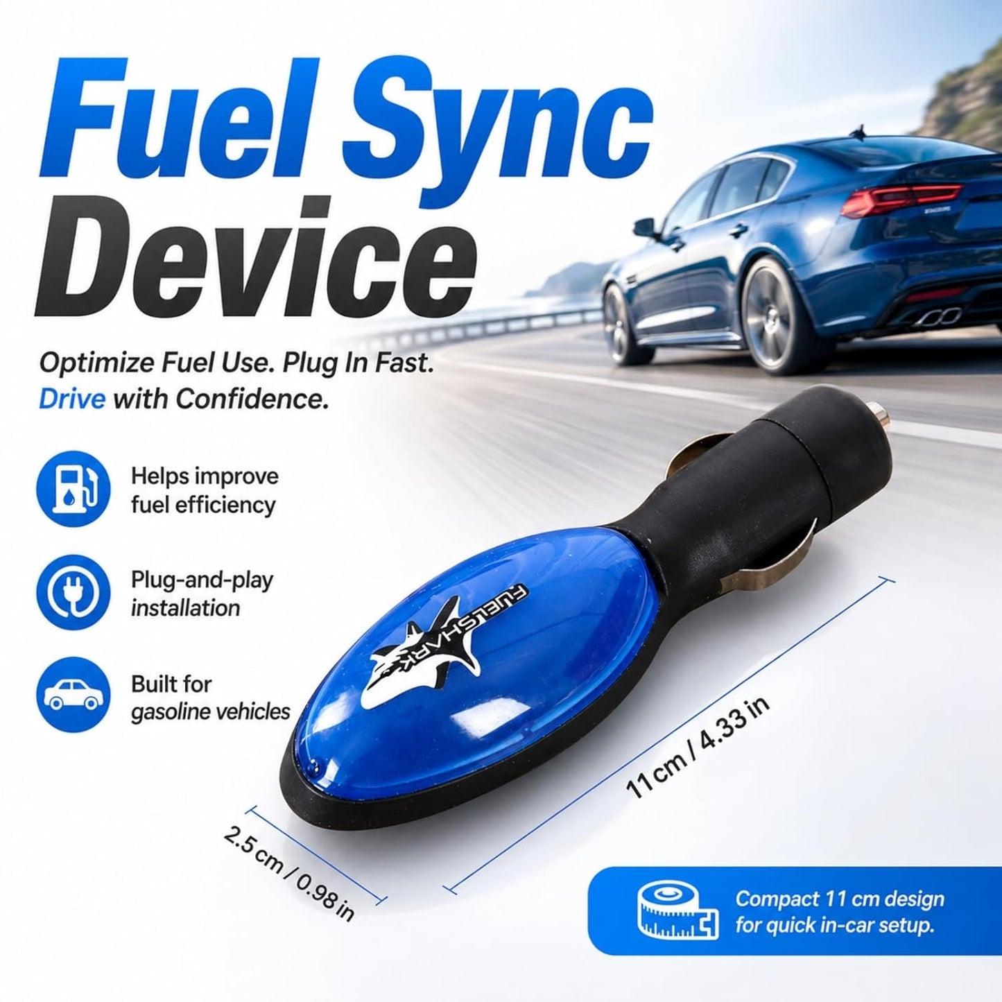 🚗 2026 Nowa aktualizacja urządzenia FuelShark Fuel Sync – oszczędzanie paliwa w samochodach osobowych i ciężarowych, zapobieganie rozlewaniu