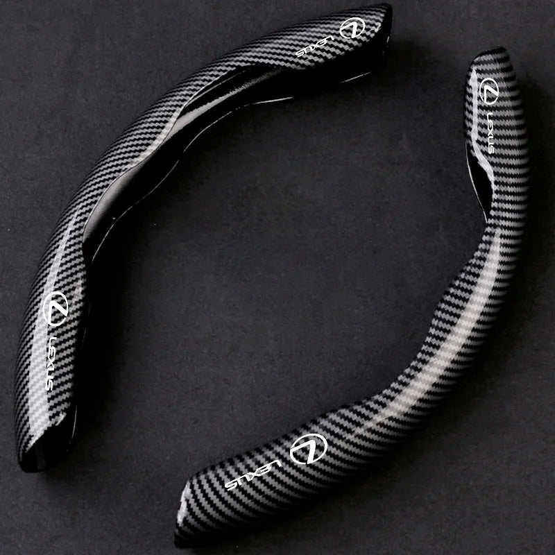 🔥Nowy uniwersalny pokrowiec na kierownicę z włókna węglowego (2 szt.)❗Pasuje do wszystkich modeli