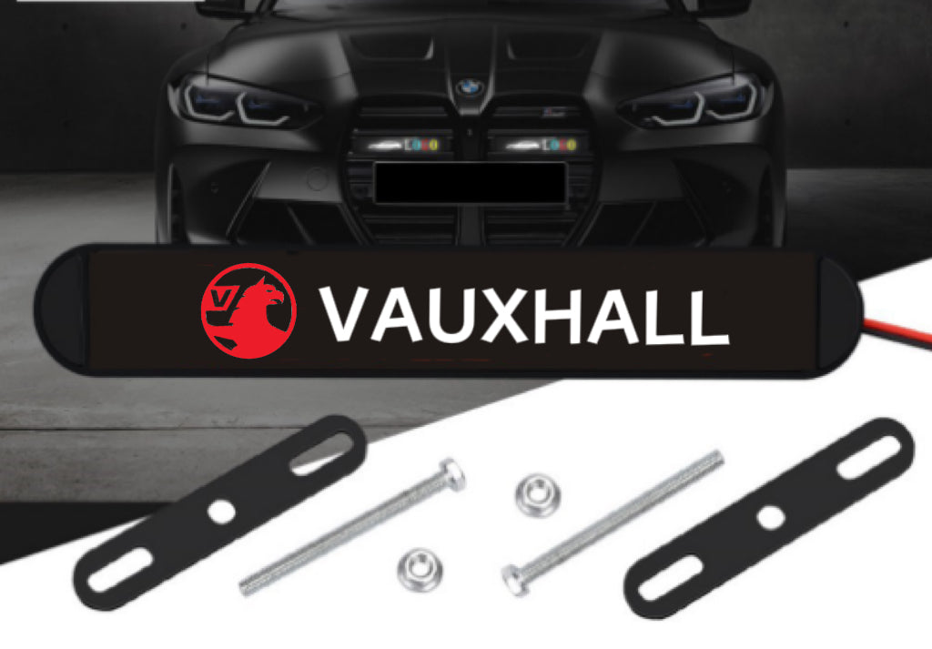 Gorąca wyprzedaż ✨50% zniżki ✨Stylowa, klimatyczna lampa LED z logo na środkową osłonę chłodnicy samochodu