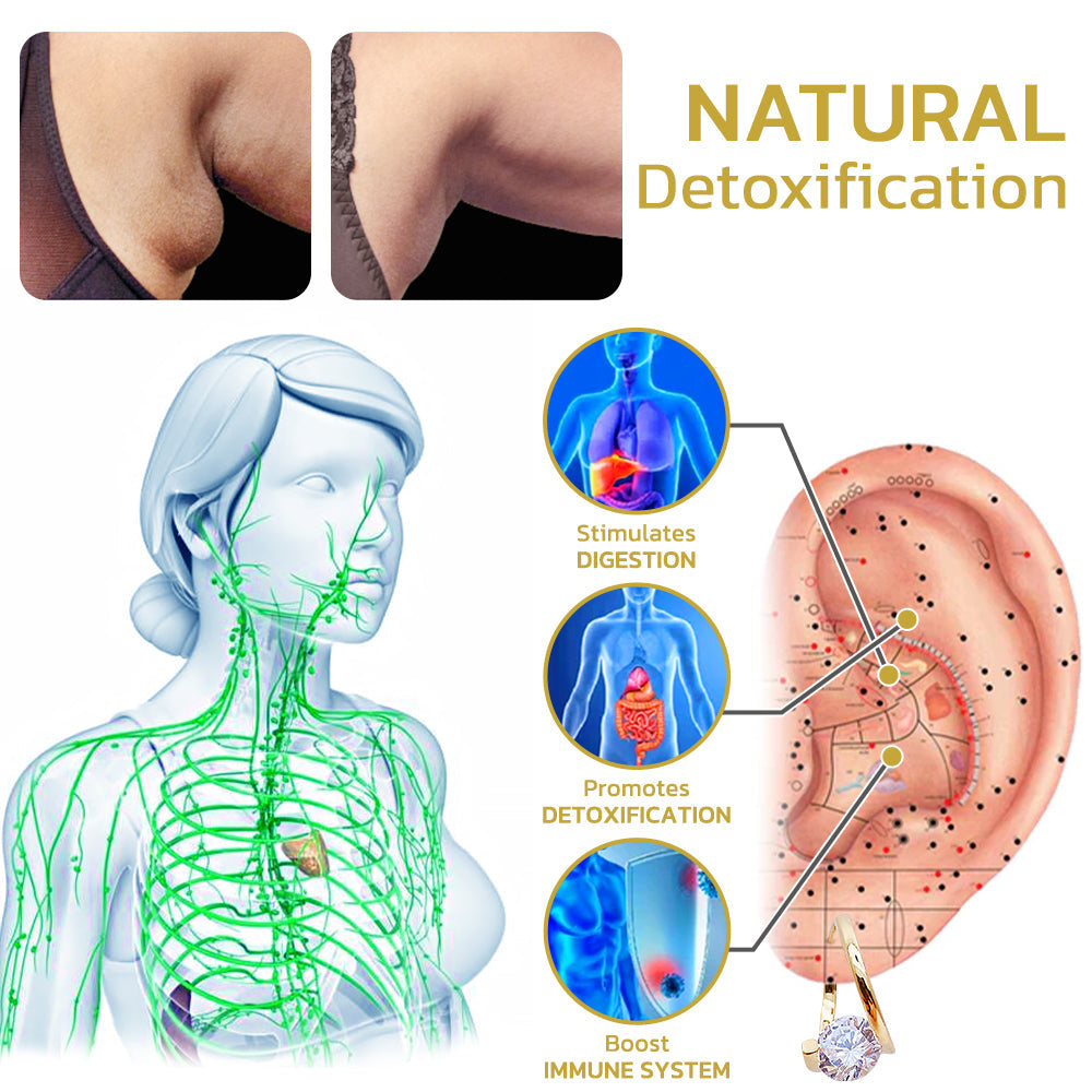 (OSTATNI DZIEŃ WYPRZEDAŻY - 60% ZNIŻKI) ❤️ Kolczyki Lymphvity MagneTherapy Germanium