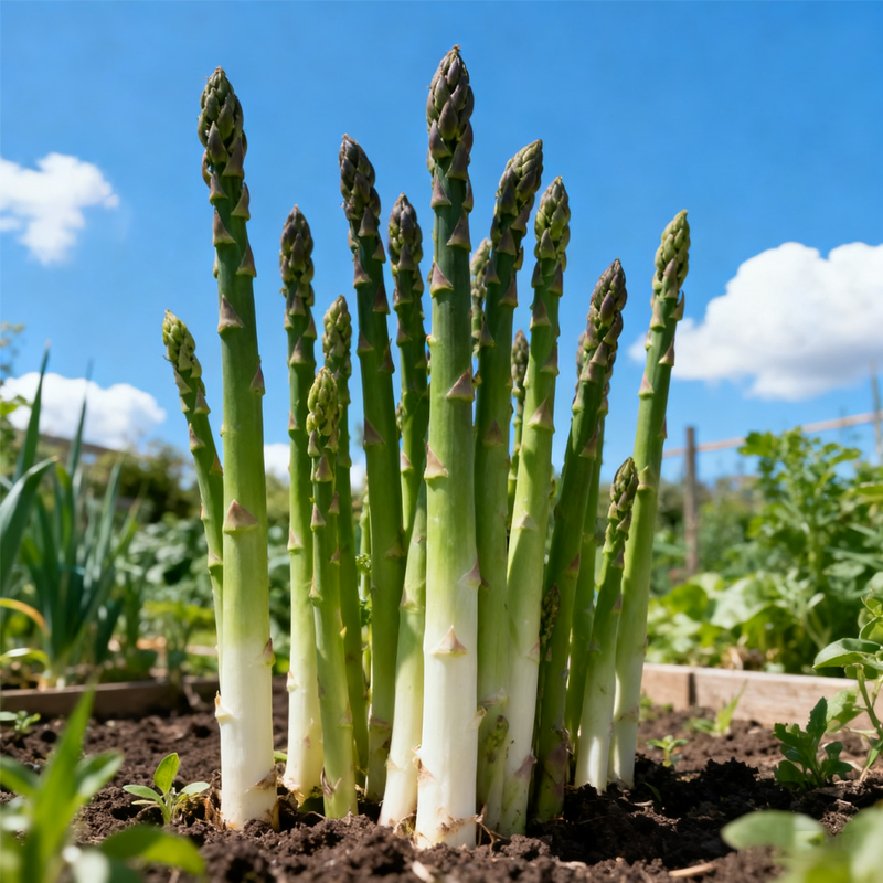 🌱 Wyhoduj własne szparagi z nasion — świeże, aromatyczne i trwałe 👑