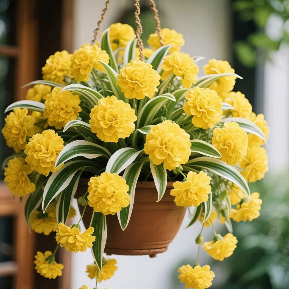 🌼 Pachnące złote cebulki olbrzymich roślin pająkowatych