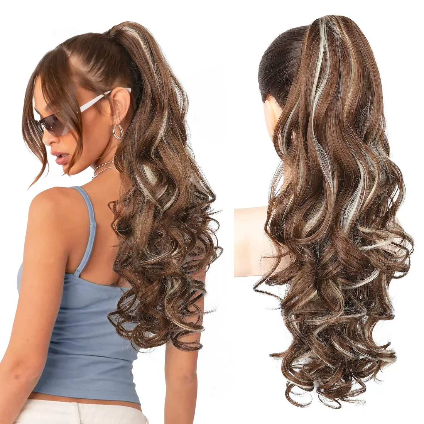 🔥 Promocja ograniczona czasowo – 50% zniżki 👩💕 Przedłużanie włosów w kucyk metodą clip-in 🙋‍♀️