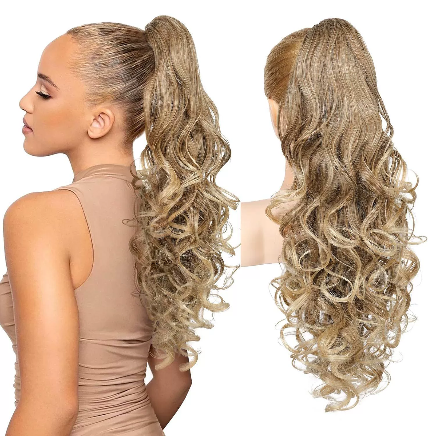 🔥 Promocja ograniczona czasowo – 50% zniżki 👩💕 Przedłużanie włosów w kucyk metodą clip-in 🙋‍♀️
