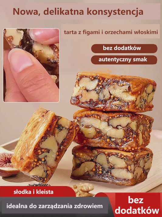 SL-【0 Dodatków 0 Cukru】Zdrowe ciasto z figami i orzechami włoskimi