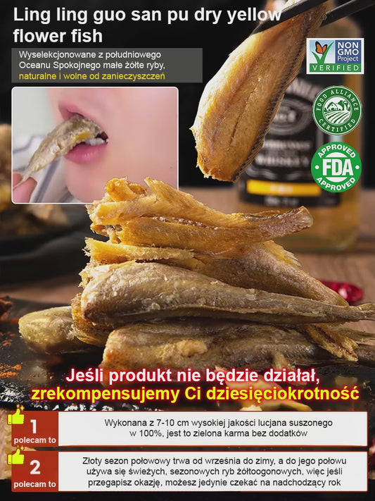 Głębinowe, wyjątkowo trudne do złowienia suszone rybki