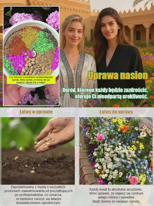 【Marka polecana przez ogrodników / Wystarczy ziemia, aby żyć】Całoroczna kompozycja kwiatów.