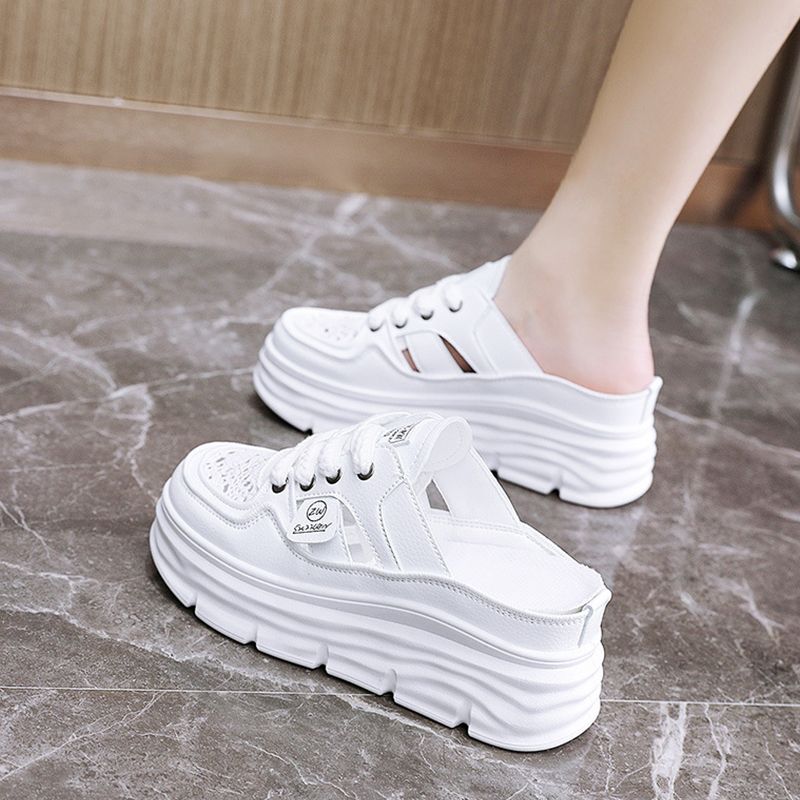 Lekkie, przewiewne buty z grubą podeszwą dla kobiet