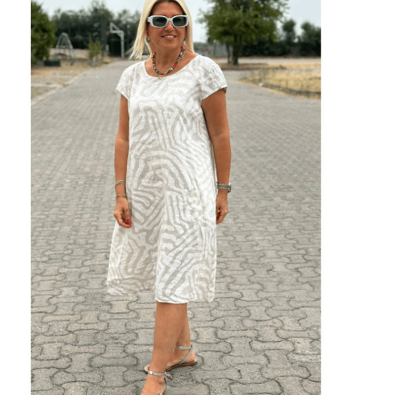 🎁2025 Bohemian Vintage drukowane sukienki casualowe👗