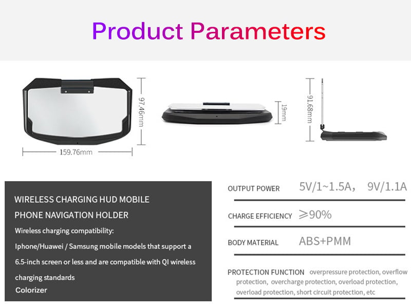 🚗NAJLEPSZY WYŚWIETLACZ +🔋 BEZPRZEWODOWA ŁADOWARKA