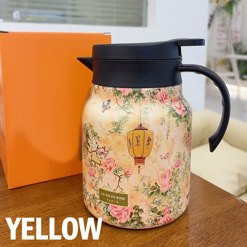 🍵Izolowany próżniowo czajniczek o pojemności 1000 ml z sitkiem