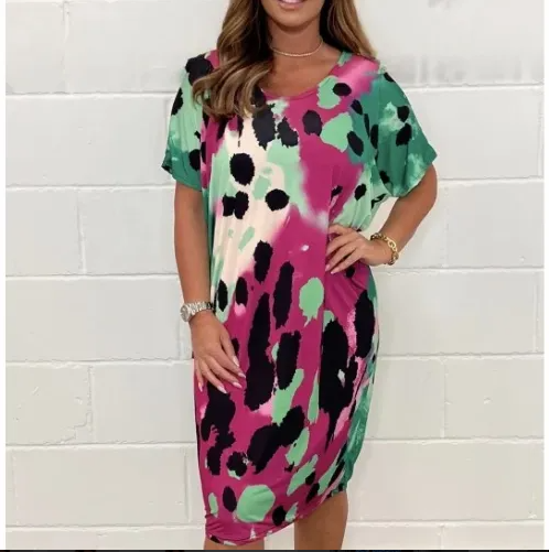 💖2025 Sukienka casualowa z nadrukiem