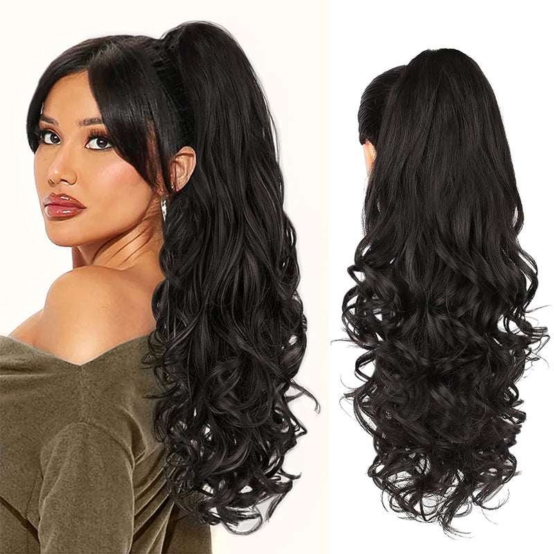 🔥 Promocja ograniczona czasowo – 50% zniżki 👩💕 Przedłużanie włosów w kucyk metodą clip-in 🙋‍♀️