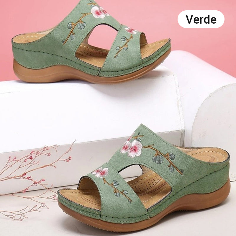 🏖️Wygodne damskie kapcie na platformie z odkrytymi palcami