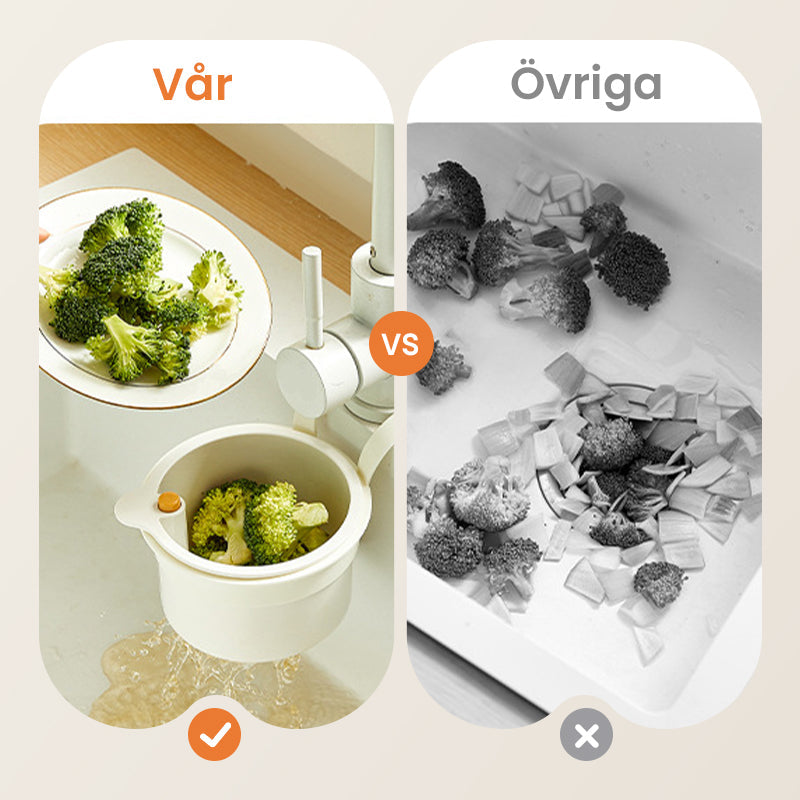 Wygodny kosz na śmieci do zlewu kuchennego