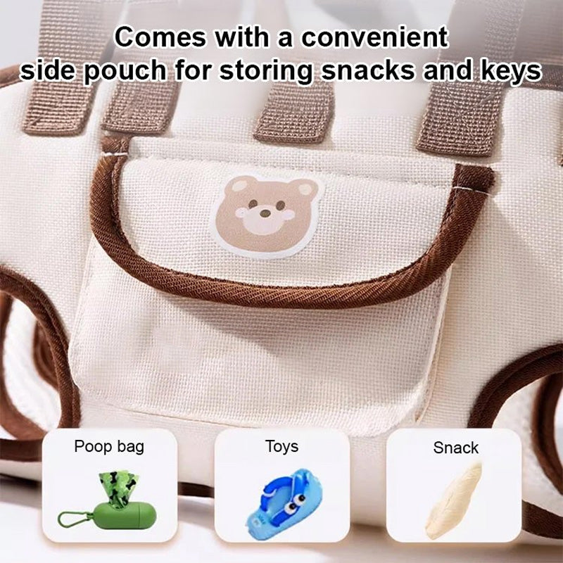 Przenośny, oddychający plecak dla zwierząt