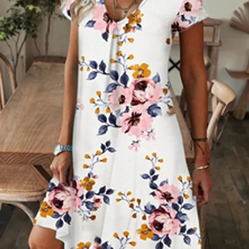 【M-3XL】🌺Elegancka sukienka w kwiaty