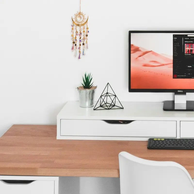 🌙Księżycowy kryształowy urok na zewnątrz