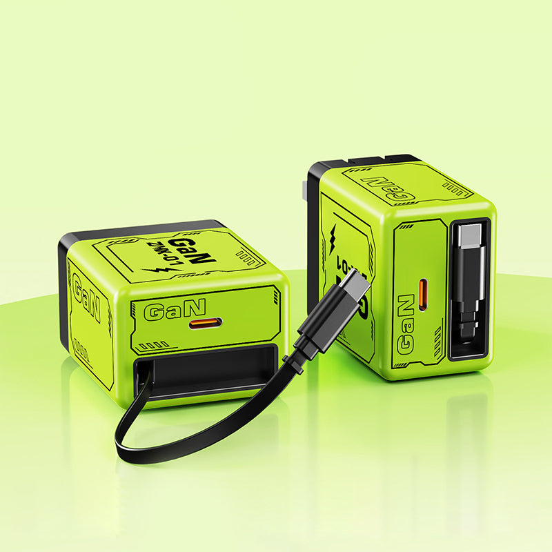 USB+TYPE C Szybka stacja ładująca z wysuwanym kablem – uniwersalne zastosowanie