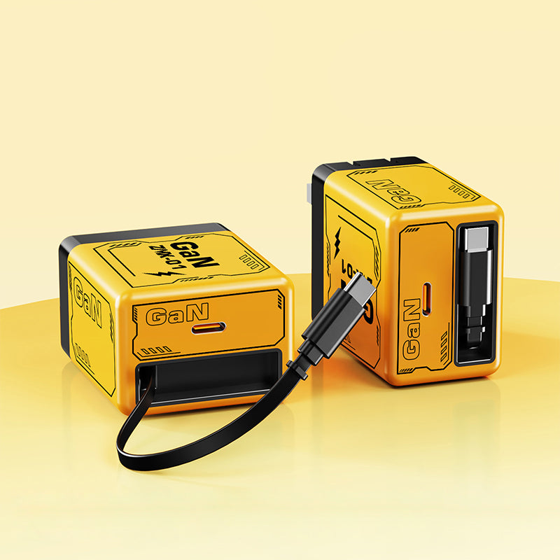 USB+TYPE C Szybka stacja ładująca z wysuwanym kablem – uniwersalne zastosowanie