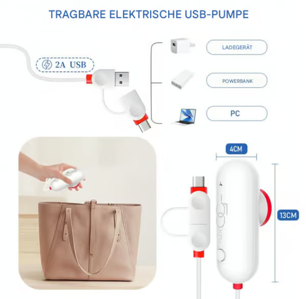 🔥 Elektryczny worek kompresyjny USB