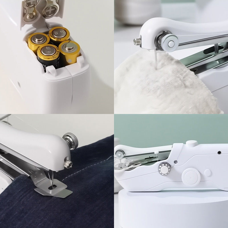 Miniaturowa elektryczna maszyna do szycia do szybkiego szycia