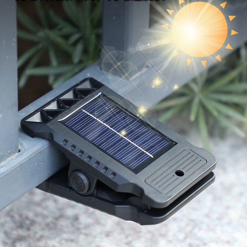 💡 Zewnętrzna lampa solarna z klipsem i czujnikiem ruchu 🔥Kup 2 sztuki, a 1 dostaniesz gratis