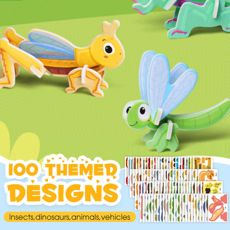 🎨Edukacyjne puzzle 3D dla dzieci