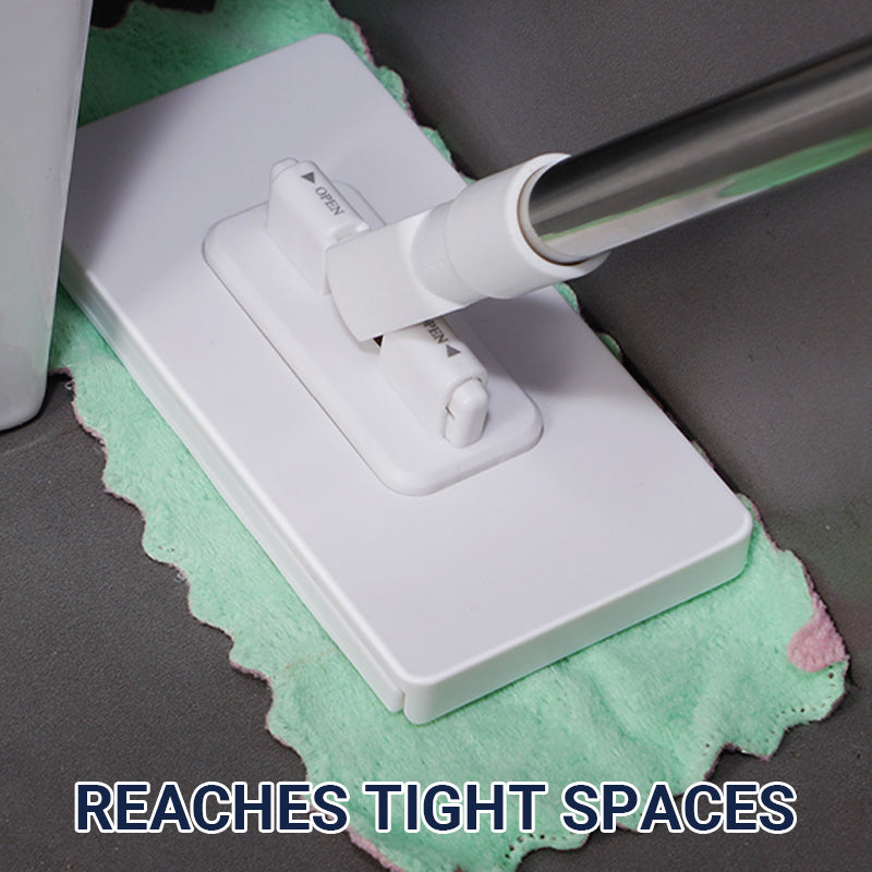 💥Jednorazowy mop do kurzu z 4 ściereczkami wielokrotnego użytku