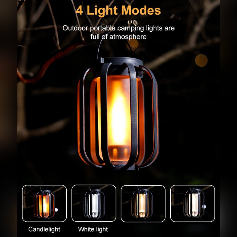 Zewnętrzna lampa solarna kempingowa o klasie ochrony IPX65