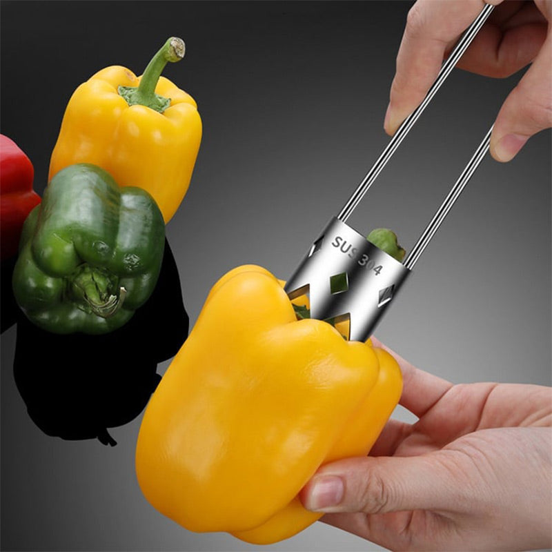 【✨Kup jeden, a drugi dostaniesz gratis】🍅Uniwersalny wydrążacz do owoców i warzyw ze stali nierdzewnej