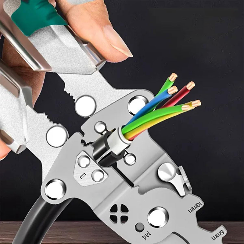 🔧Wielofunkcyjne składane szczypce elektryczne
