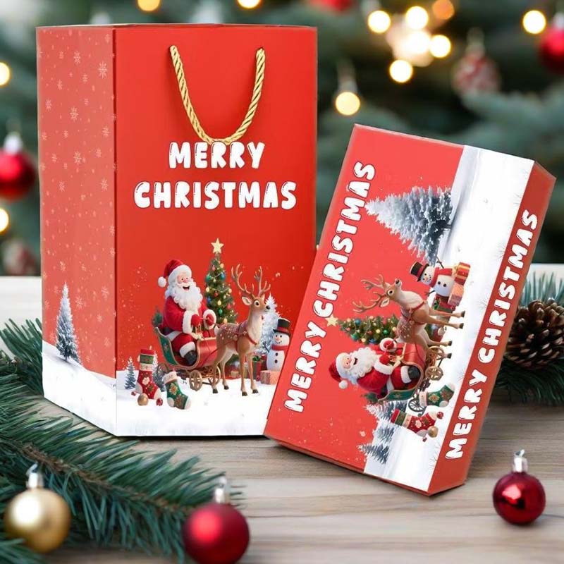 🎅 Unikalne składane pudełko na prezent świąteczny🎄✨