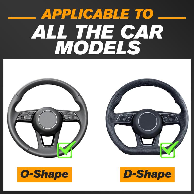 💥Ograniczona czasowo promocja💥Antypoślizgowa osłona kierownicy samochodowej🚗