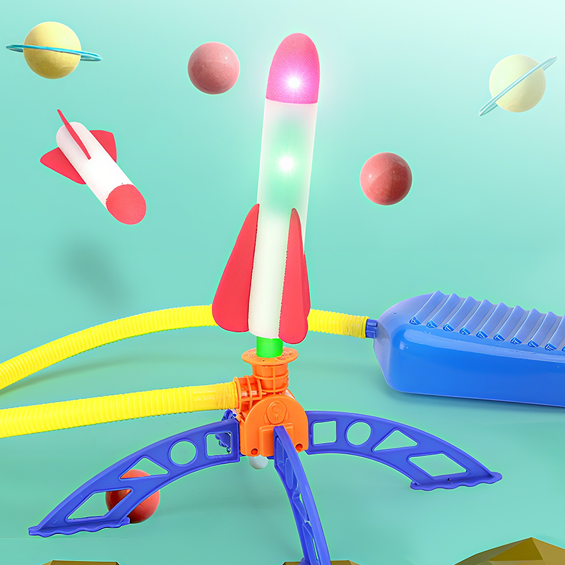 🚀Wyrzutnia rakiet LED dla dzieci
