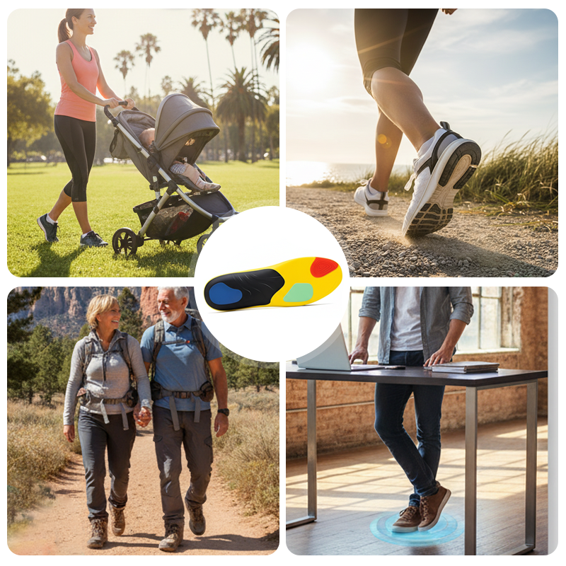 👟🦶Profesjonalna wkładka sportowa zapewniająca wsparcie łuku stopy i amortyzację