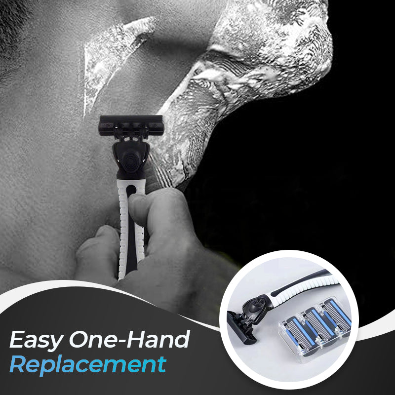 🪒✨6-ostrzowa maszynka do golenia z łatwo zdejmowanymi głowicami