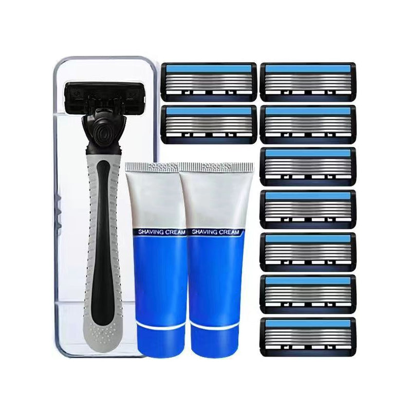 🪒✨6-ostrzowa maszynka do golenia z łatwo zdejmowanymi głowicami